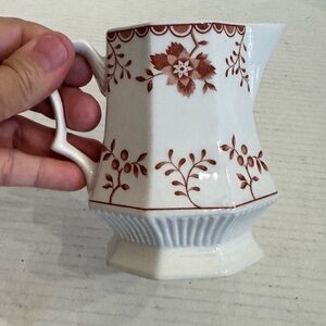 Independence Ironstone Bittersweet Creamer Jar Made in Japan Retired